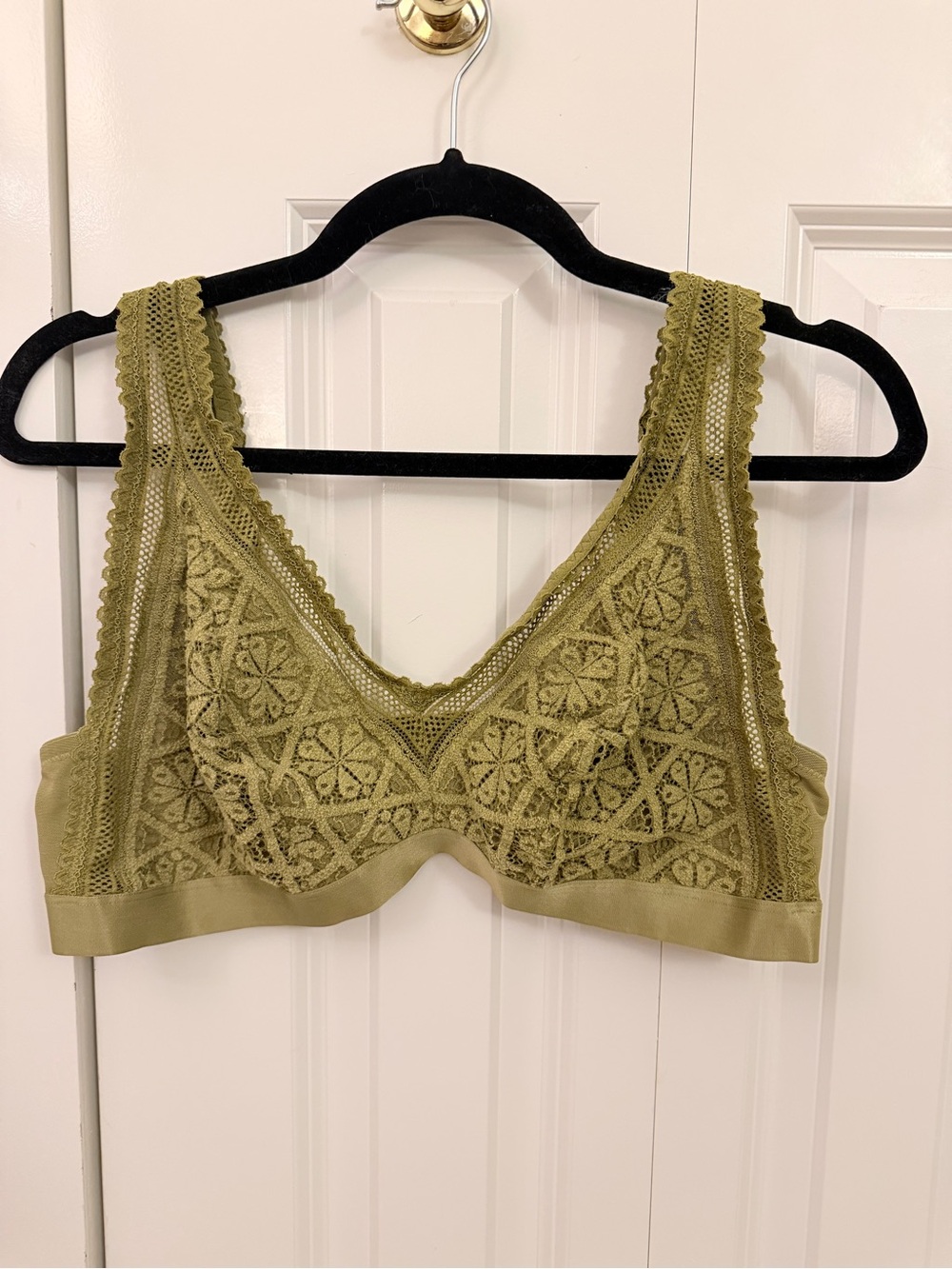 Olive Lace Aerie Bralette